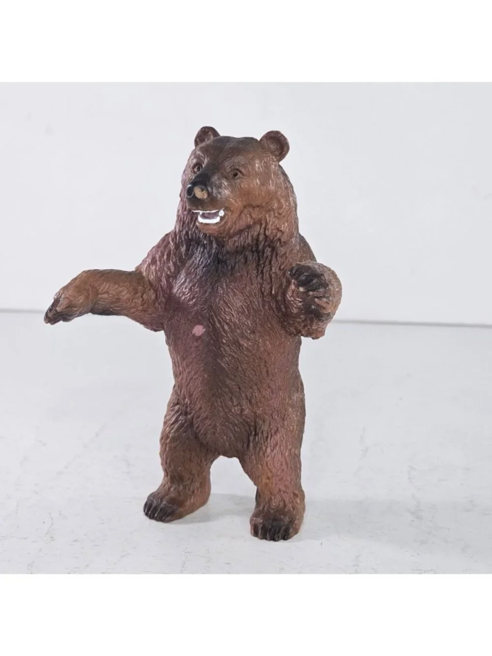 Schleich Grizzly Bear Male Standing On Hind Legs #14128 Animal Figure Retired